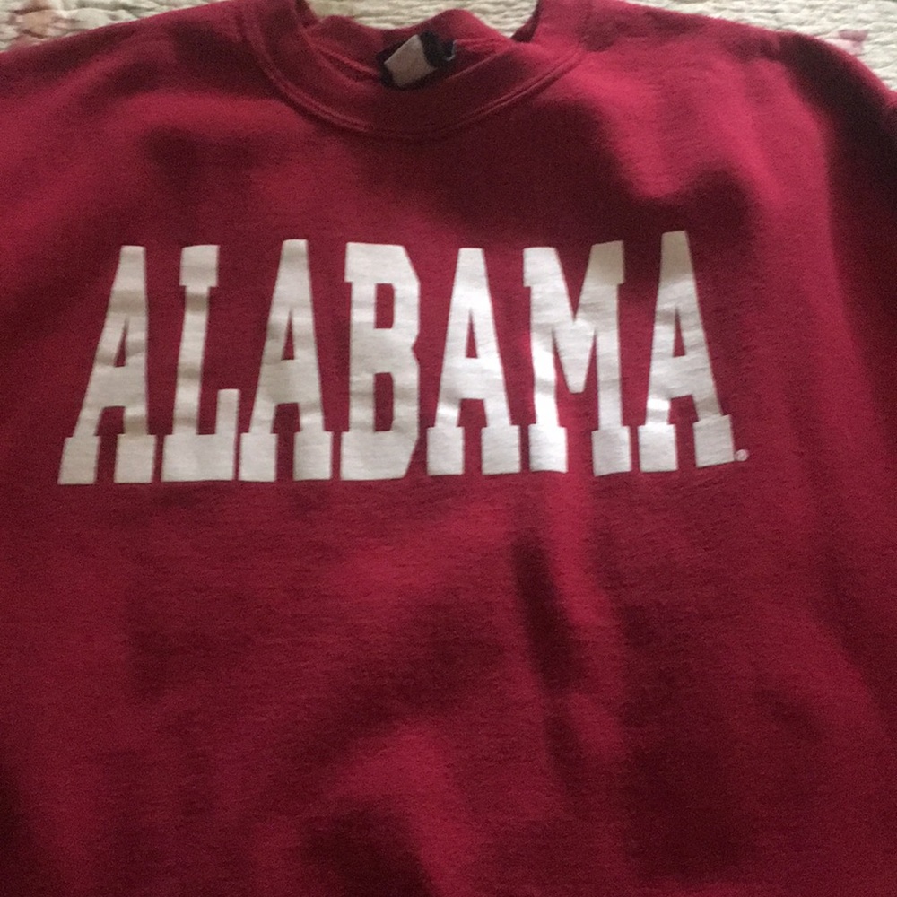 University of Alabama crew neck sweatshirt